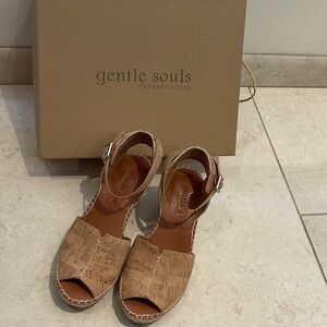 Gently Used Gentle Souls Charli Wedge Sandals Size 7